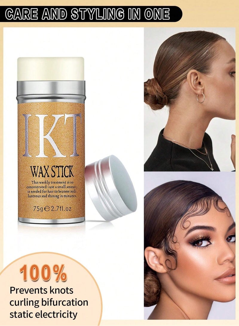 اي كي تي واكس ستيك للشعر – تثبيت قوي مع تركيبة طبيعية غير دهنية للتحكم بالهيشان والتجعيد لجميع أنواع الشعر _ عصا شمع تصفيف بلمسة طبيعية - Image 5