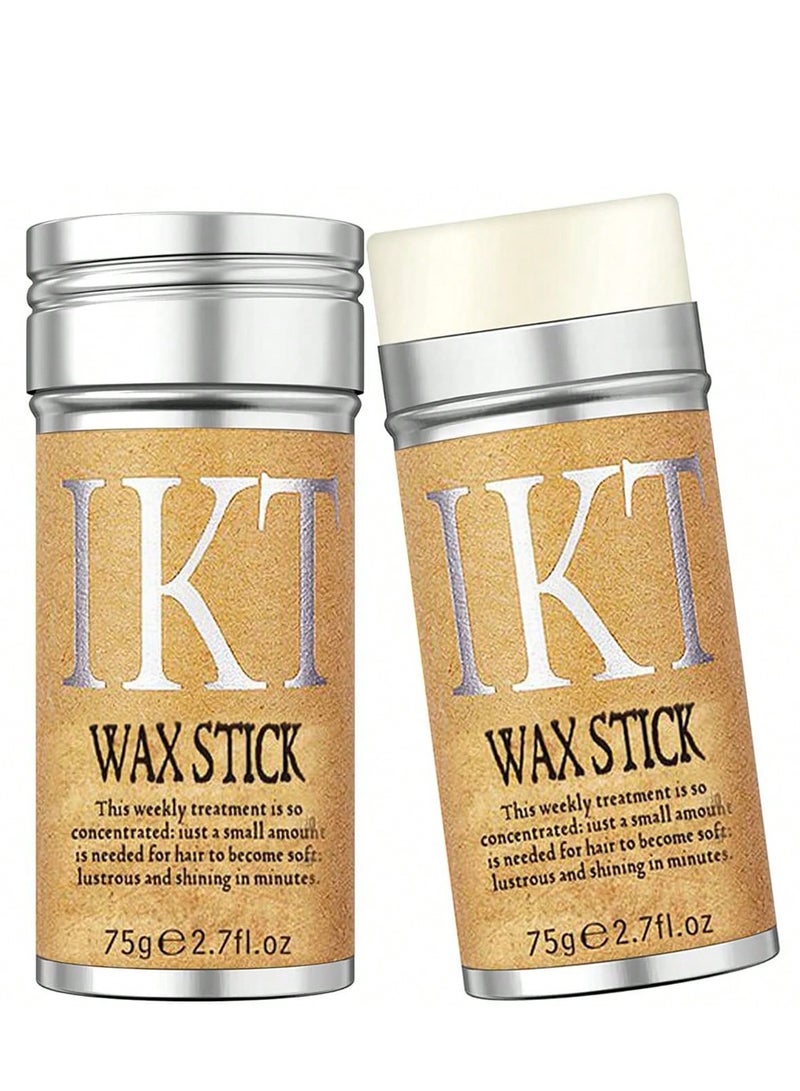 اي كي تي واكس ستيك للشعر – تثبيت قوي مع تركيبة طبيعية غير دهنية للتحكم بالهيشان والتجعيد لجميع أنواع الشعر _ عصا شمع تصفيف بلمسة طبيعية - Image 1