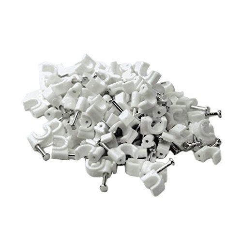 QualGear 6mm Cable Clips, White, 100 Pack, CC1-W-100-P - Image 4
