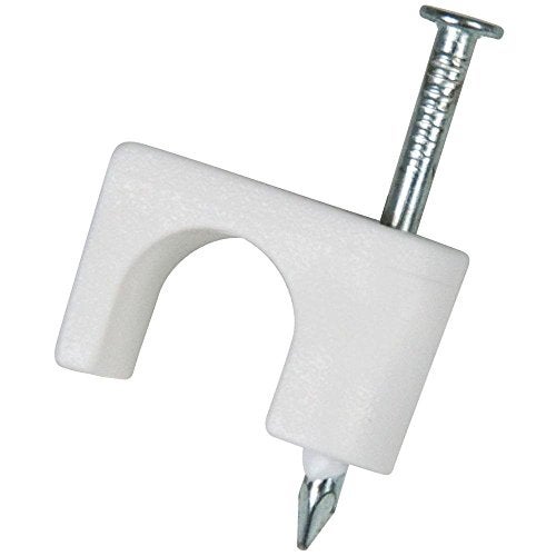 QualGear 6mm Cable Clips, White, 100 Pack, CC1-W-100-P - Image 5