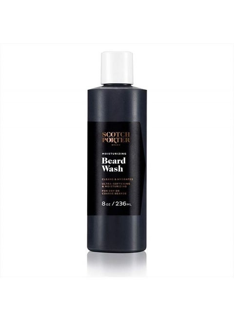 Moisturizing Beard Wash for Men | Cleanses, Softens & Hydrates for Healthier Beard | Formulated with Non-Toxic Ingredients, Free of Parabens, Sulfates & Silicones | Vegan | 8oz Bottle