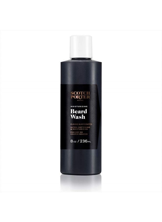 scotch porter - Moisturizing Beard Wash for Men | Cleanses, Softens & Hydrates for Healthier Beard | Formulated with Non-Toxic Ingredients, Free of Parabens, Sulfates & Silicones | Vegan | 8oz Bottle - Image 1