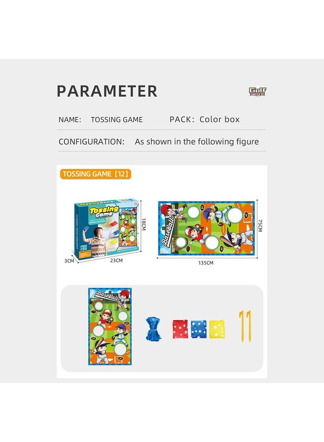 Bluejw Family Handmade Parent-Child Interactive Game Toy Sandbag Throwing - Image 5