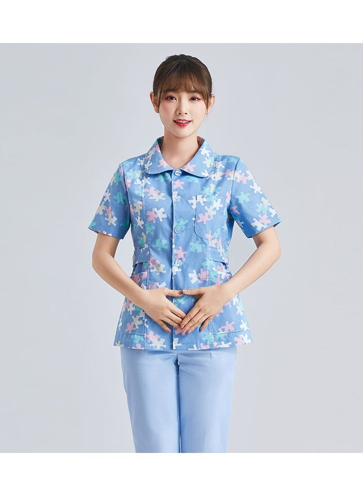 KUYING New Nurse Uniform Split Set Medical Work Uniform  - Image 1