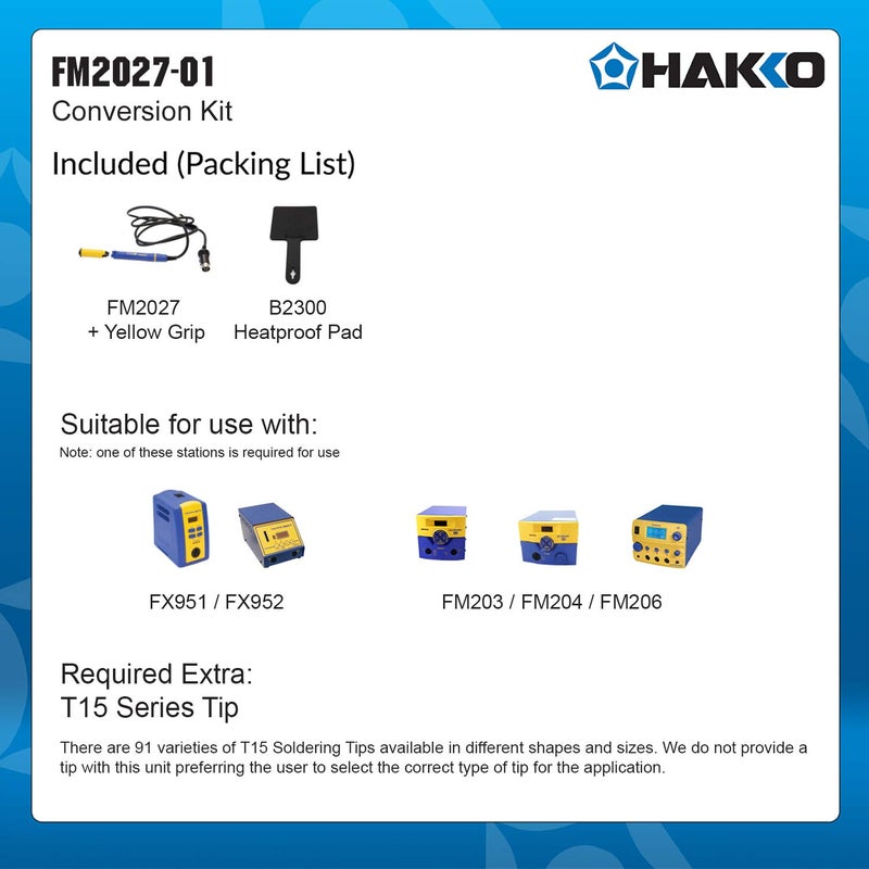 Hakko FM2027-01 Soldering Iron - Image 2