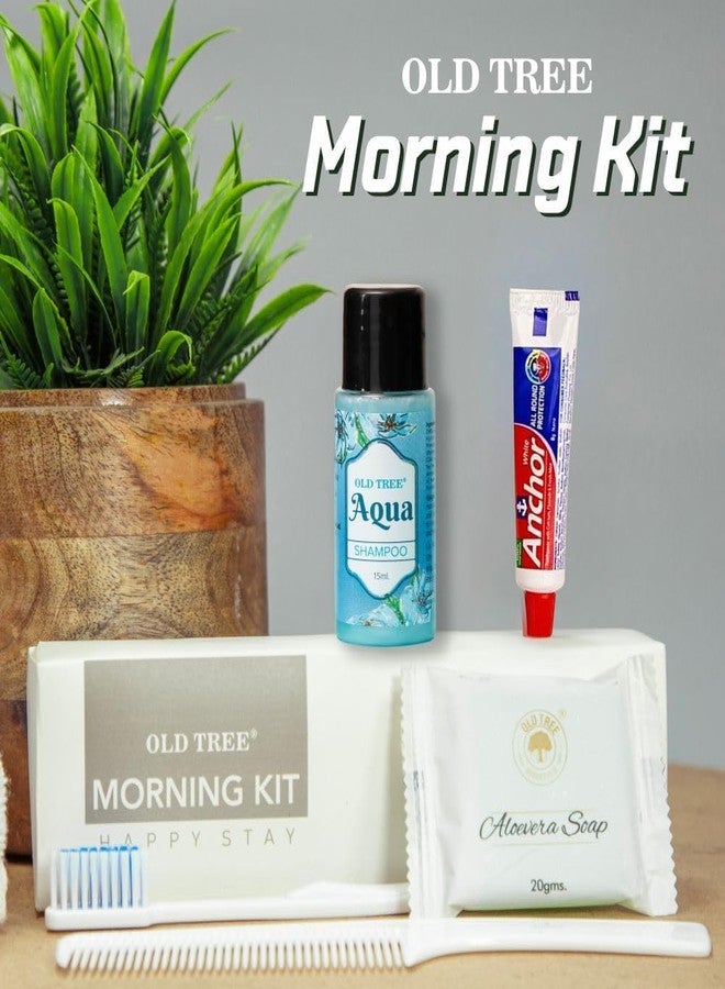 أولد تري مجموعة أدوات العناية الصباحية من أولد تري للفنادق (مجموعة من 50 صندوقًا) - شامبو أكوا، صابون، مشط، طقم أسنان - مجموعة فاخرة للعناية الصباحية بالفنادق | مستلزمات الفنادق | قاعات الأفراح | المنتجعات | المستشفيات | حقائب السفر - Image 5