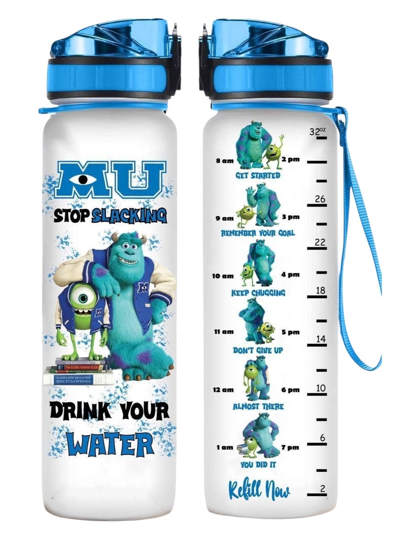 ديزني زجاجة ماء جامعة المرعبين محفزة عالية الجودة – مثالية للتمارين والنشاطات الخارجية