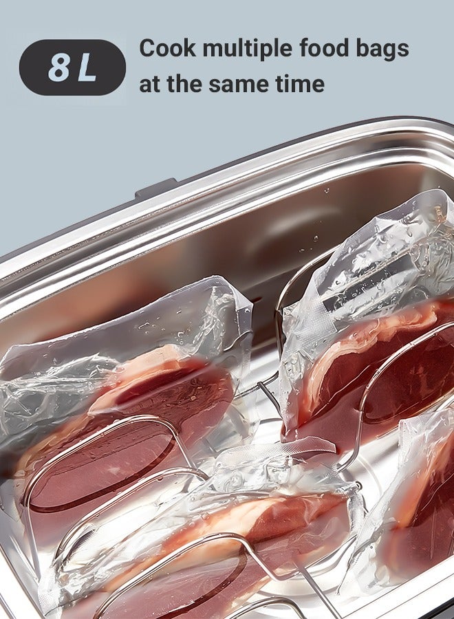 INKBIRD Sous Vide Cooker ISV-500W, 700W All-in-One WiFi Precision Sous Vide Machine, Accurate Temperature & Time Control, 3D Water Circulation Heating, Low Water Level Alarm, Ultra Quiet for Kitchen - Image 4