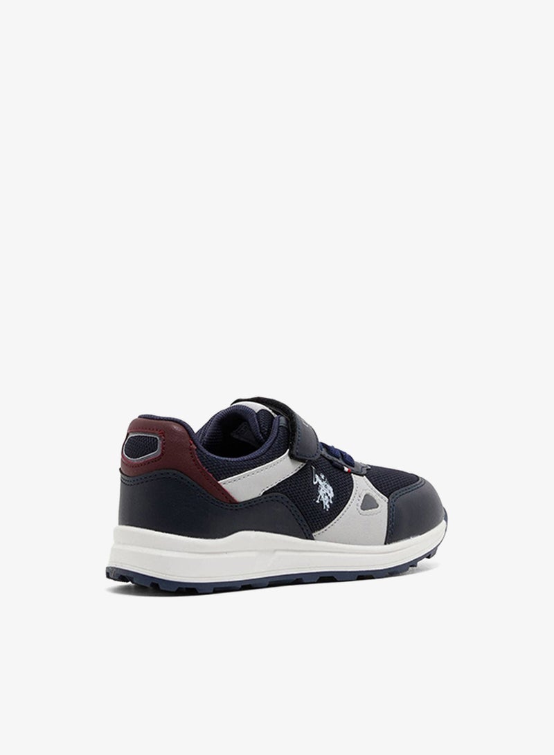 U.S.Polo Kids Low Top Velcro Sneakers - Image 3