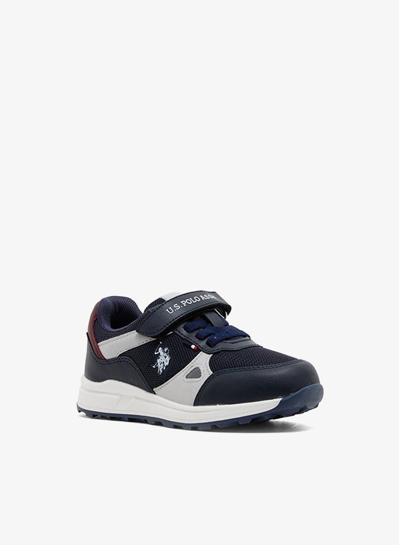 U.S.Polo Kids Low Top Velcro Sneakers - Image 1