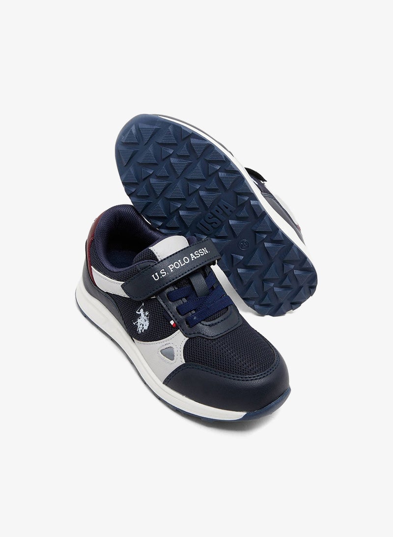 U.S.Polo Kids Low Top Velcro Sneakers - Image 4