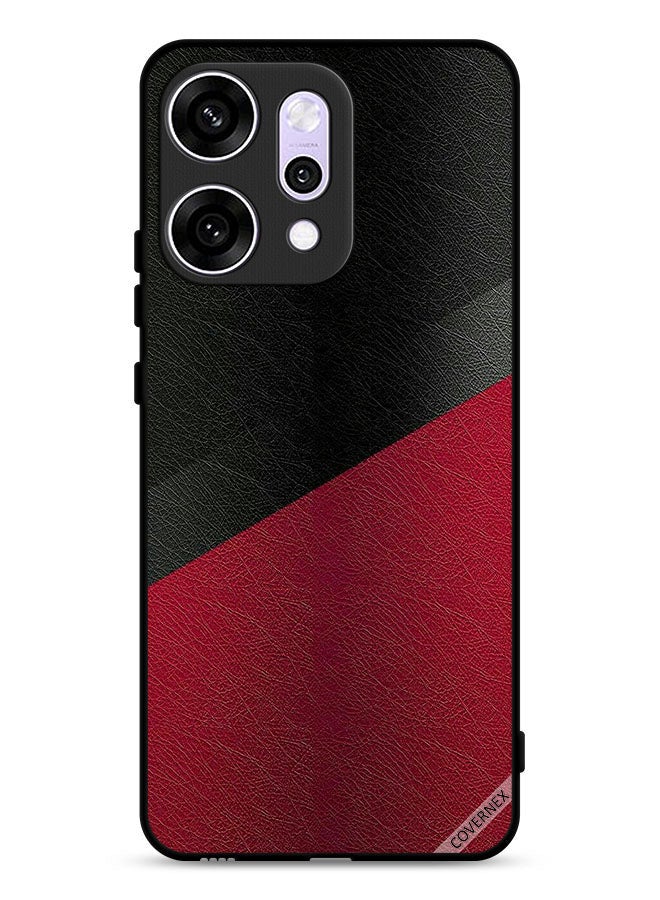 Covernex Oppo Reno14 Protective Case Cover Leather Pattern - Image 1
