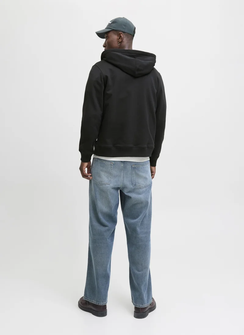JACK & JONES Embellished Zip Through Hoodie