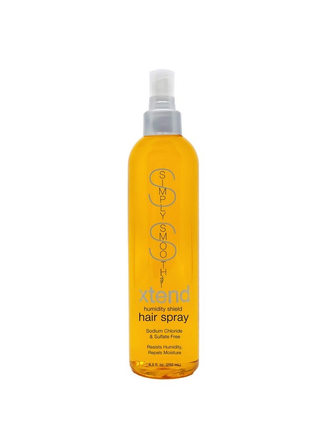 SIMPLY SMOOTH Xtend Humidity Shield Texture Hair Spray Strong & Light Hold Shine Finishing Styling Spray Resists Humidity & Repels Moisture Non Aerosol Customizable Hold Hair Spray 8.5 Oz  - Image 2