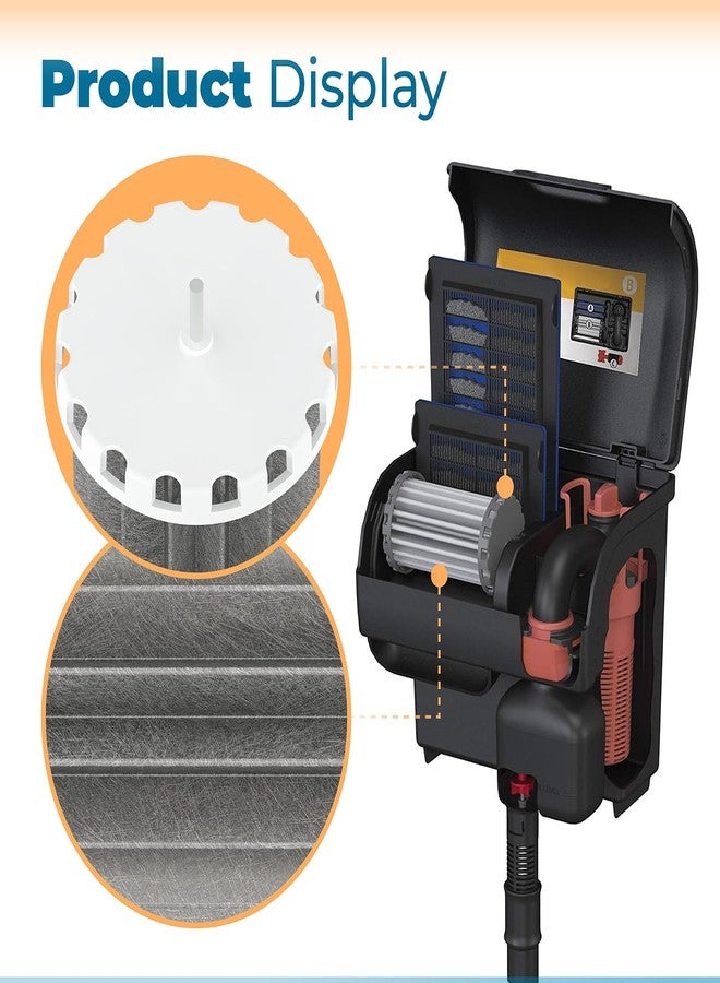 أنتوبيل فلتر حوض السمك PRBW150B 150B Bio-Wheel متوافق مع فلاتر الطاقة Marineland Penguin 150 Bio-Wheel - Image 5