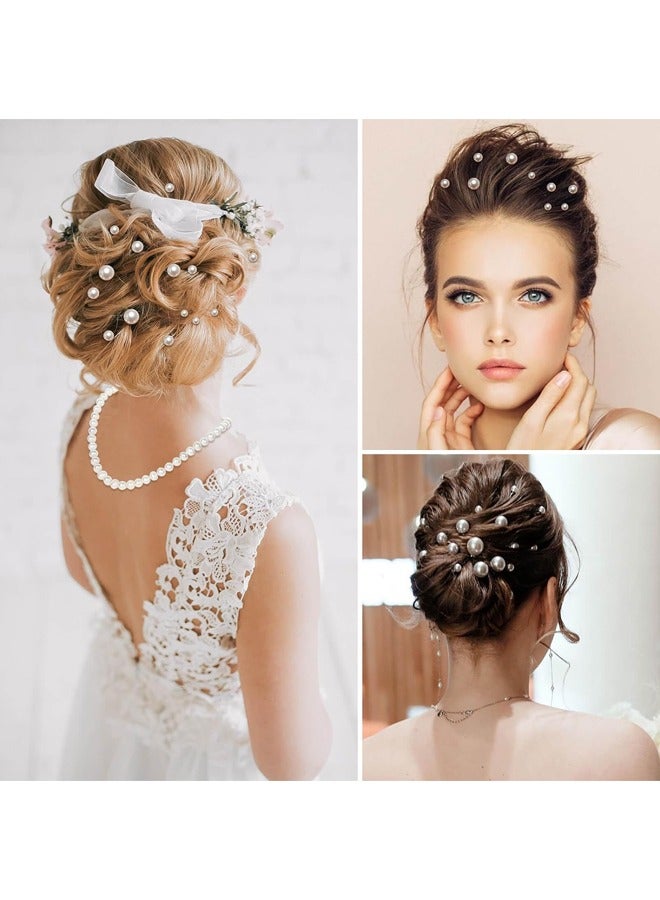 2800 قطعة ملصقات لؤلؤة ذاتية اللصق، 4 أوراق لؤلؤات بأحجام مختلفة لملصقات للجسم، الوجه، المكياج، العين، الأظافر، الحرف اليدوية - Image 3