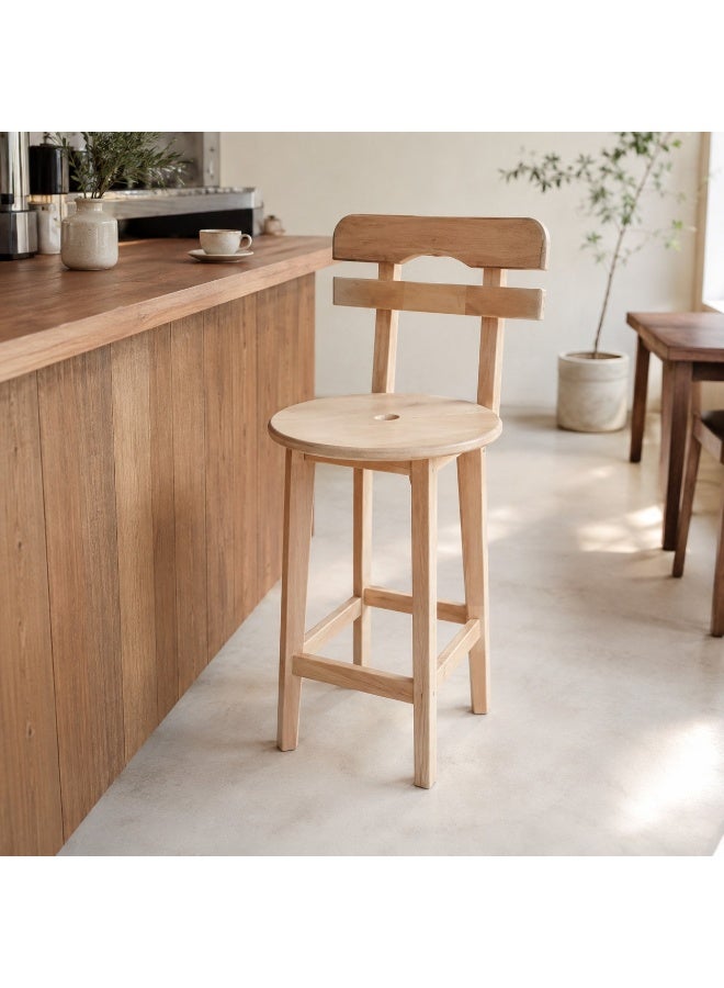 Bar Chair 80cm, High Bar Stool for Kitchen Counter, Dining Area, Home and Commercial Use - Image 3