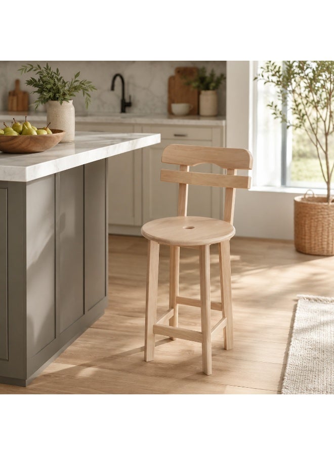 Bar Chair 80cm, High Bar Stool for Kitchen Counter, Dining Area, Home and Commercial Use - Image 2