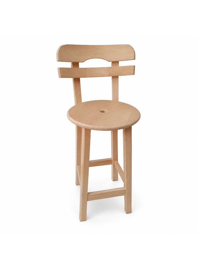 Bar Chair 80cm, High Bar Stool for Kitchen Counter, Dining Area, Home and Commercial Use - Image 4