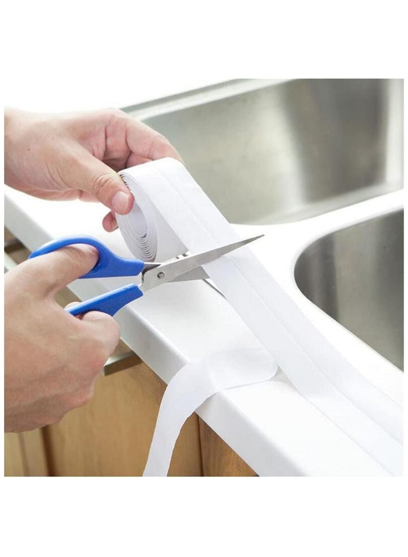 شريط لاصق ذاتي اللصق مقاوم للماء باللون الأبيض - Image 4