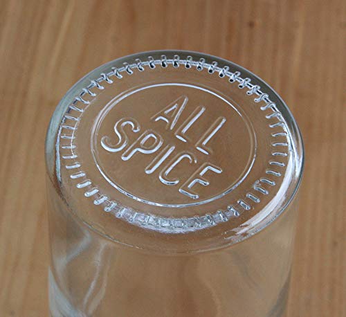 AllSpice 4" Glass Spice Jars 4 fluid ounces- 6 Pack - Image 5