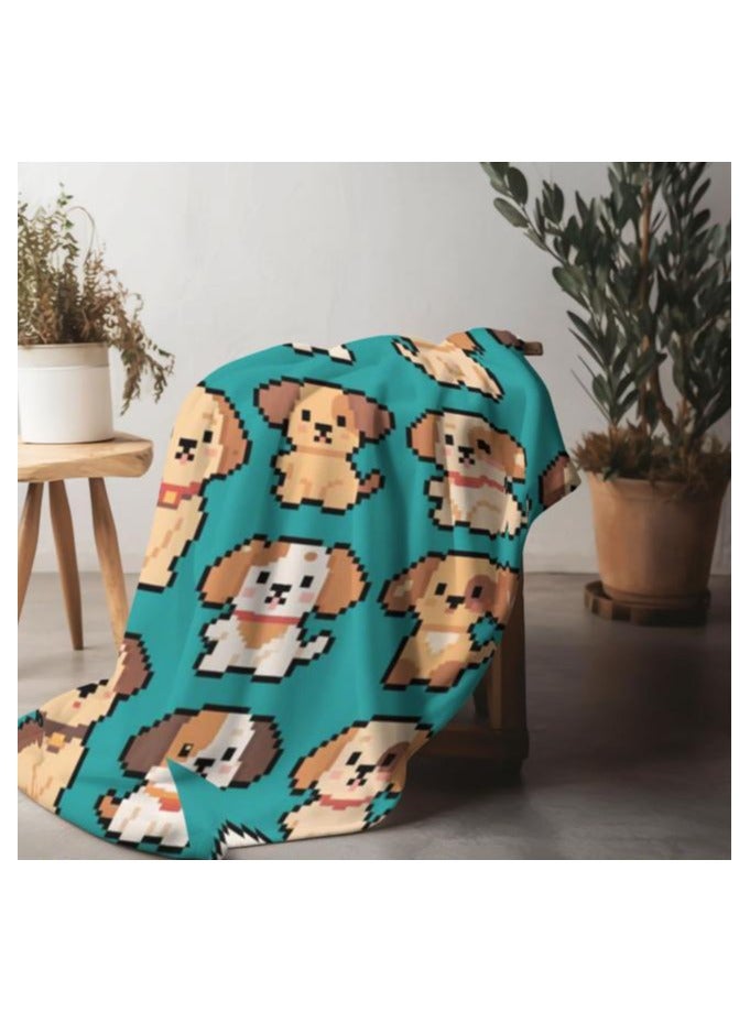 عام بطانية رقيقة من الفانيلا (دافئة ومريحة، ومناسبة للنوم واستخدام الألعاب وإزالة الغبار ومقاومة للرمل) 150 سم * 200 سم - 869 - Image 1