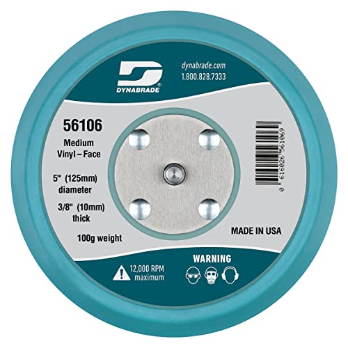 Dynabrade 56106: 5" (127 Mm) Dia. Non-Vacuum Disc Pad, Vinyl-Face - Image 1