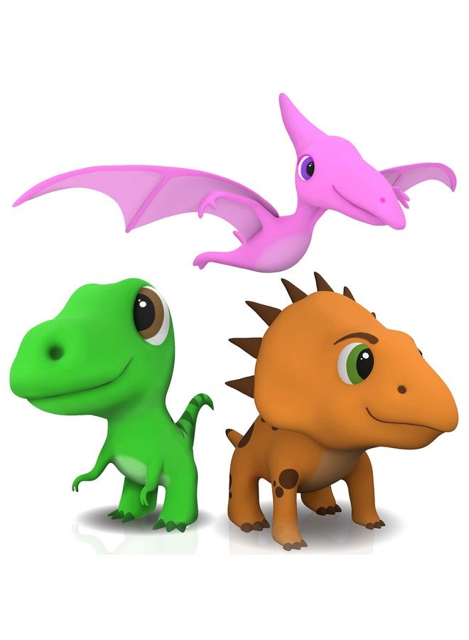 SplashEZ Mold Free Dinosaur Bath Toys, No Hole Bath Toys for Toddlers, Bathtub Dinosaur Set for Kids, No Mold Floating Water Dino Set for Pool, BPA-Free Safe Fun, Infant Babies Ages 1 3 6 12 18 Mo - Image 1