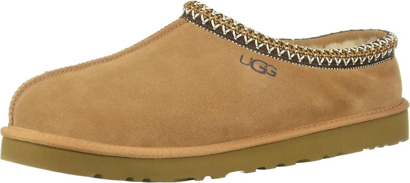 UGG Women's Tasman Slipper in Chestnut - Comfortable Suede Slippers with Wool Lining - Image 1