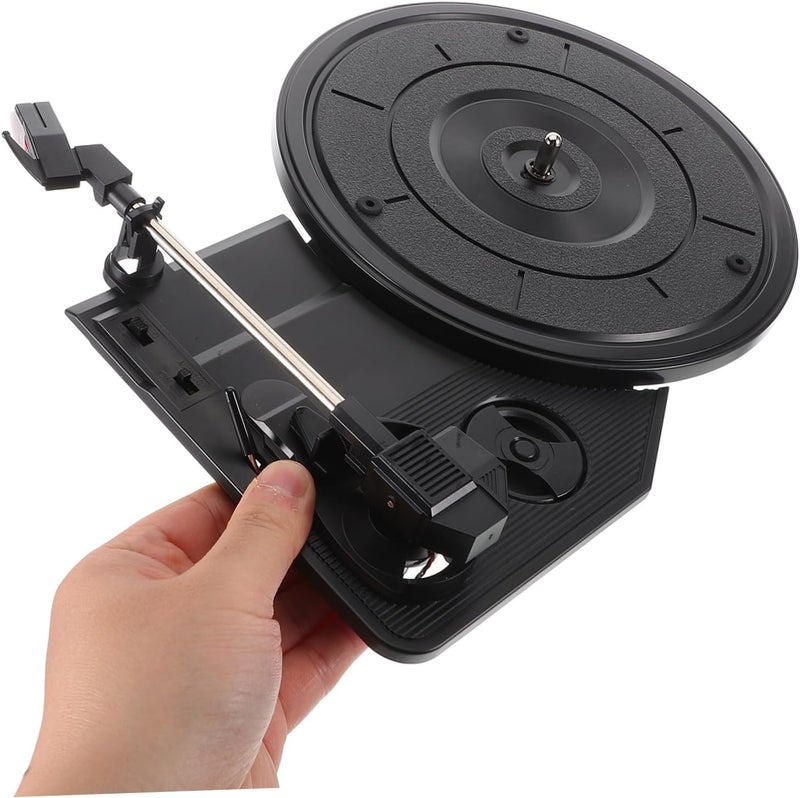 Kisangel Vintage Record Player with Turntable Built in Speakers Durable Phonograph Needle for Sound Retro for Experience - Image 3