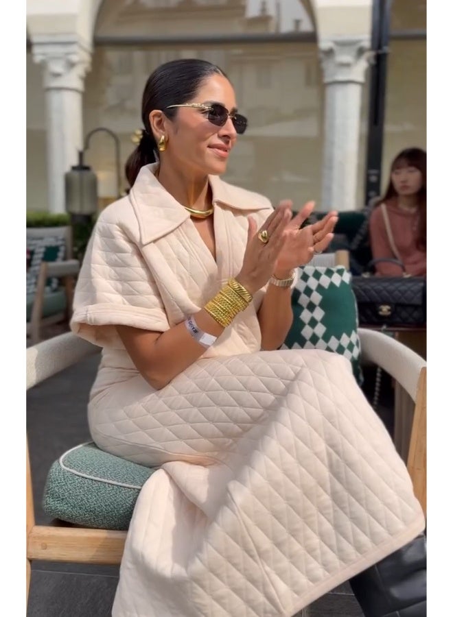 نسيسيرا تنورة طويلة مبطنة Off-White  - Image 1
