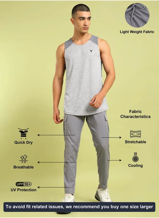 تكنوسبورت Technosport Solid 2-Way Stretch Cargo Pants