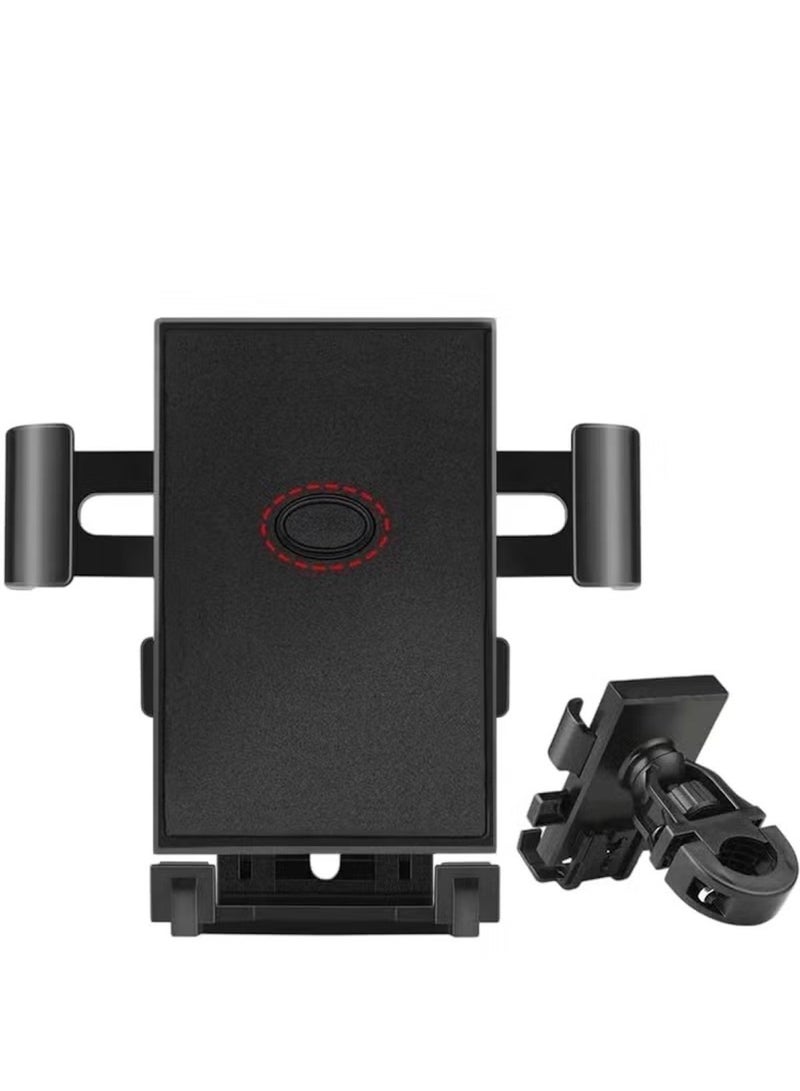 Huitich Upgraded Handlebar Bike & Motorcycle Phone Holder – Thickened Base, Shockproof, 360° Rotation, Universal Mobile Mount for Navigation - Image 1