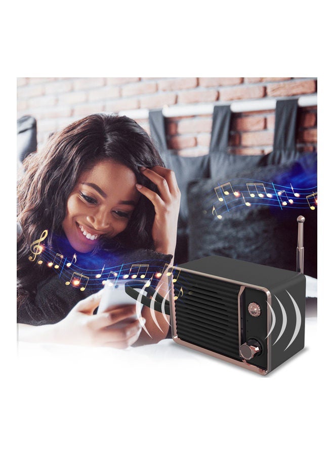 NIBEMINENT Wireless Bluetooth Speaker Black - Image 2