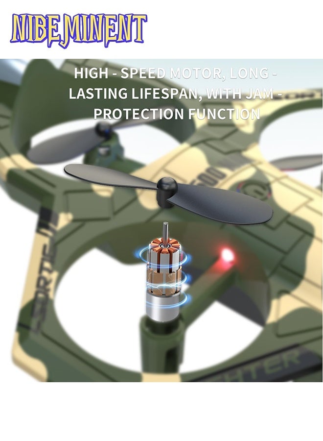 NIBEMINENT K500MAX RC Drone with 360° Flips, Throw Start, Altitude Hold, One-Key Speed Switch, Crash Resistant Design, RGB Lights, Headless Mode, 6-8 Minute Battery Life, 3m/s Max Speed, Usb Charging, Outdoor Flying, Stunt Enthusiasts, Drone For Flying - Image 3