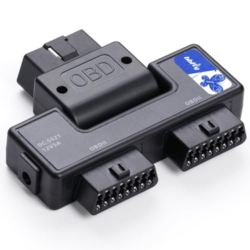 bbfly OBDII Splitter with Rotatable Male Port, bbfly-B33 1 Male Splitter to 2 Female J1962 Adapter (1 Pack) - Image 2