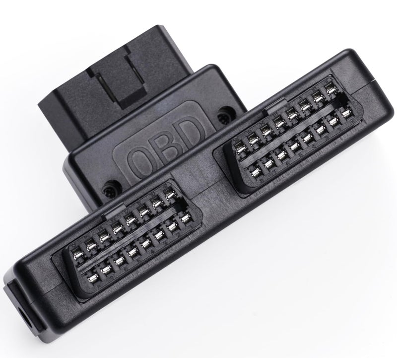 bbfly OBDII Splitter with Rotatable Male Port, bbfly-B33 1 Male Splitter to 2 Female J1962 Adapter (1 Pack) - Image 3