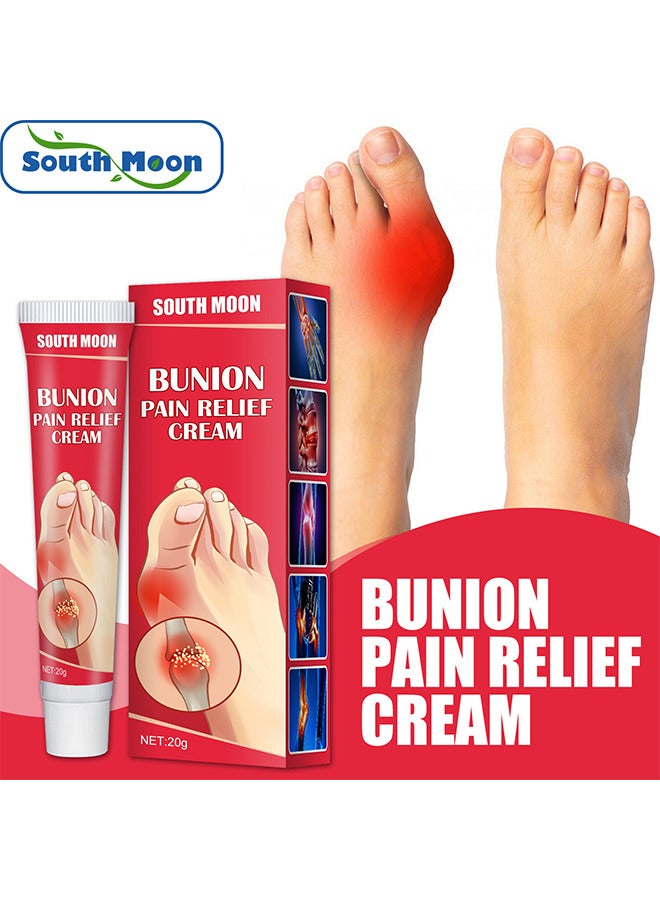 SOUTH MOON Bunion Pain Relief Cream, Toe Joint Valgus Corrector Cream, Healing Ointment For Gout Topical Arthritis Pain Relief For Joint Toe Relief Stiffness Gout Cream, Bunion Cream For Bunion And Toe Swelling  - Image 1