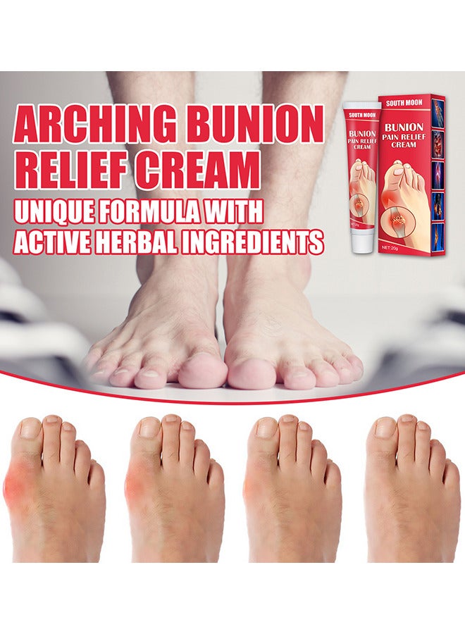 SOUTH MOON Bunion Pain Relief Cream, Toe Joint Valgus Corrector Cream, Healing Ointment For Gout Topical Arthritis Pain Relief For Joint Toe Relief Stiffness Gout Cream, Bunion Cream For Bunion And Toe Swelling  - Image 5