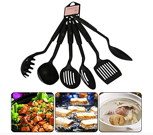 COSKIRA COSKIRA Premium 6pcs Kitchen Utensil Set for Cooking HeatResistant Nonstick Spoon Spatula Turner Scoop Kitchen Cooking Utensil Tools Set - Image 1