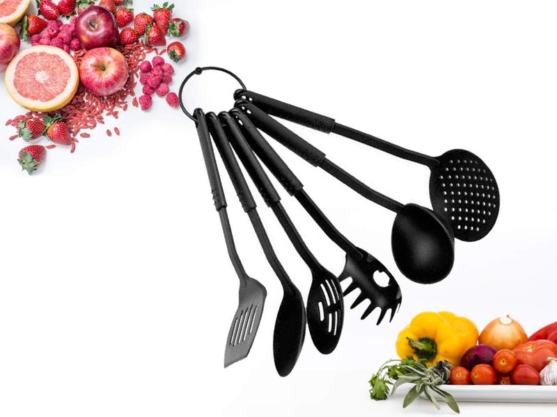COSKIRA COSKIRA Premium 6pcs Kitchen Utensil Set for Cooking HeatResistant Nonstick Spoon Spatula Turner Scoop Kitchen Cooking Utensil Tools Set - Image 3