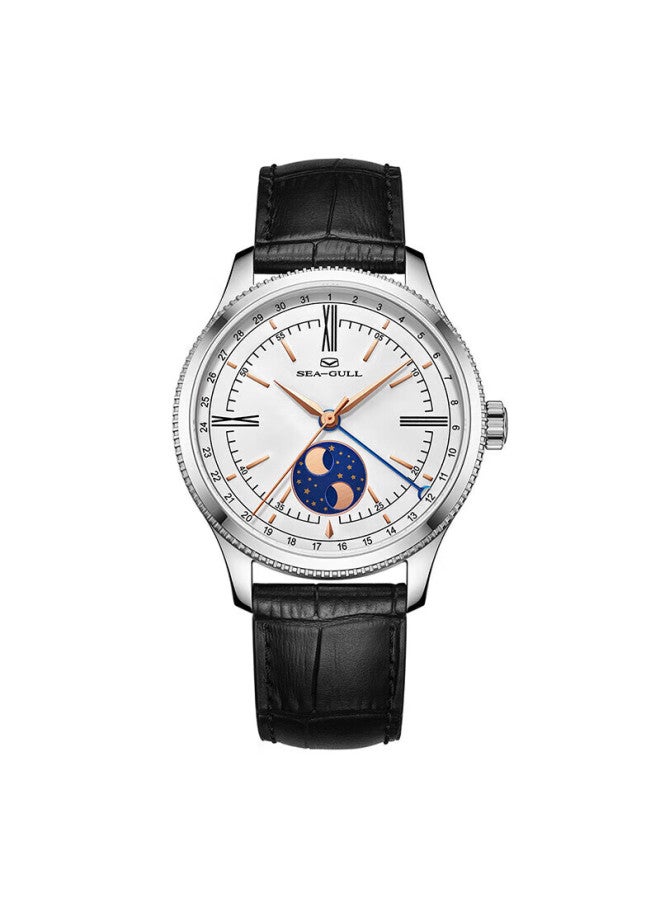 Seagull Men's Automatic Mechanical Watch With Moonphase And Date Display, Birthday Gift For Men 819.17.6170 - Image 5
