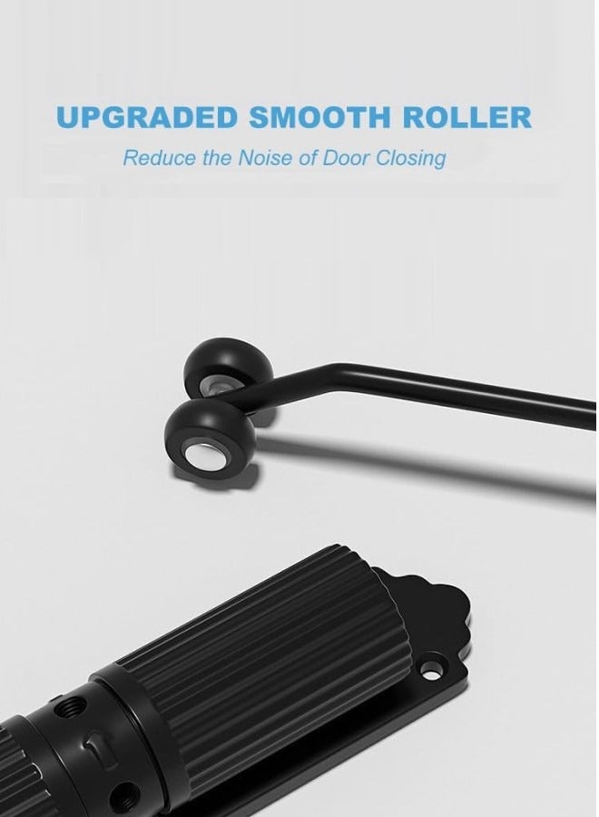 INSIJAM Automatic Door Closer Commercial Safety Spring Door Closer - Heavy Duty Adjustable Gate Closer Fire Rated Automatic Stopper to Convert Hinged Doors to Quiet Self-Closing - Image 3