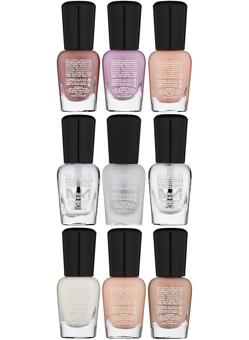 ZOYA Mini Pro Kit Coat, Assorted,0.25 Fl Oz (Pack of 9) - Image 1