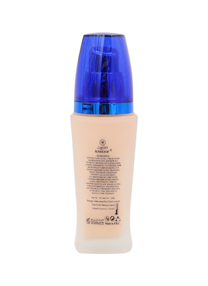 MAROOF 24 Hours Full Coverage Liquid Foundation SPF30 30ml - Image 2