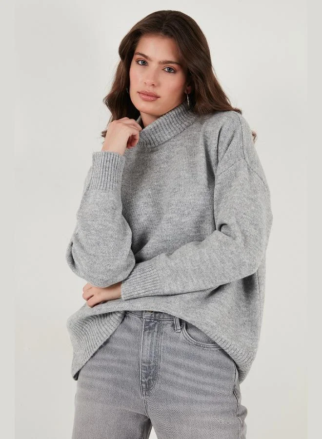 Lela Lela Oversize Fit Turtleneck Soft Texture 2-Pack Knitwear Sweater Women's SWEATER 680KZ00469S2