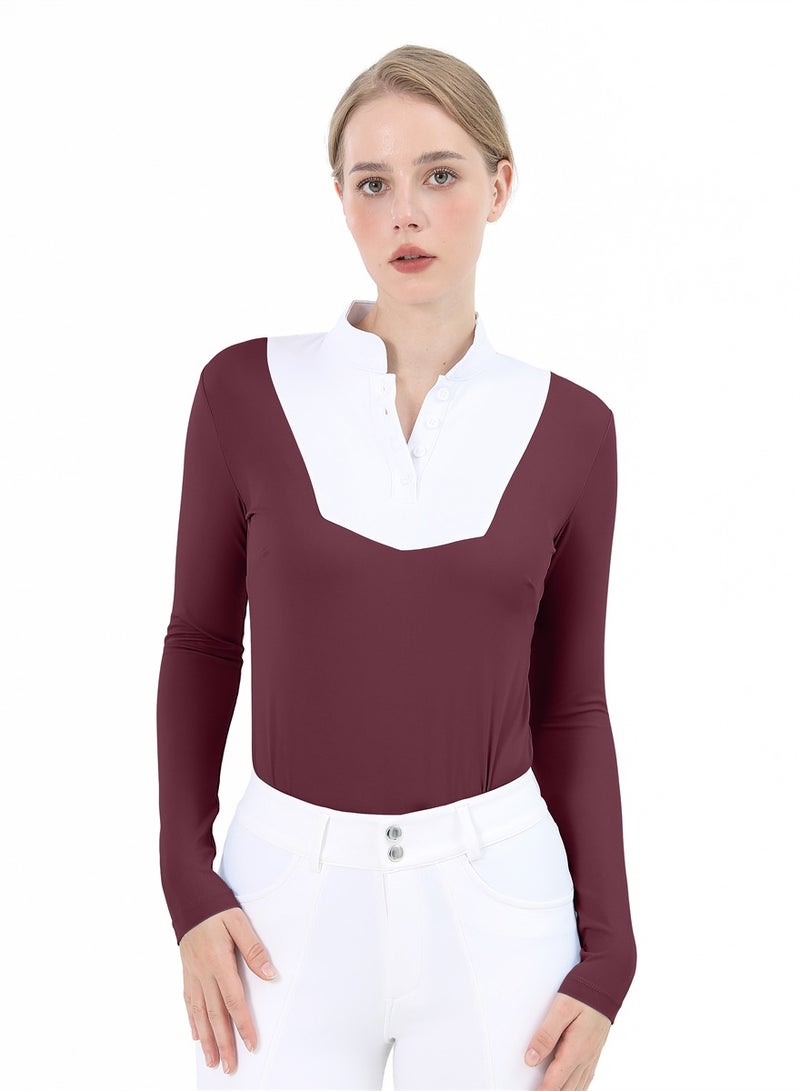 general Equestrian Shirts Longsleeve Riding Top Women - Image 1