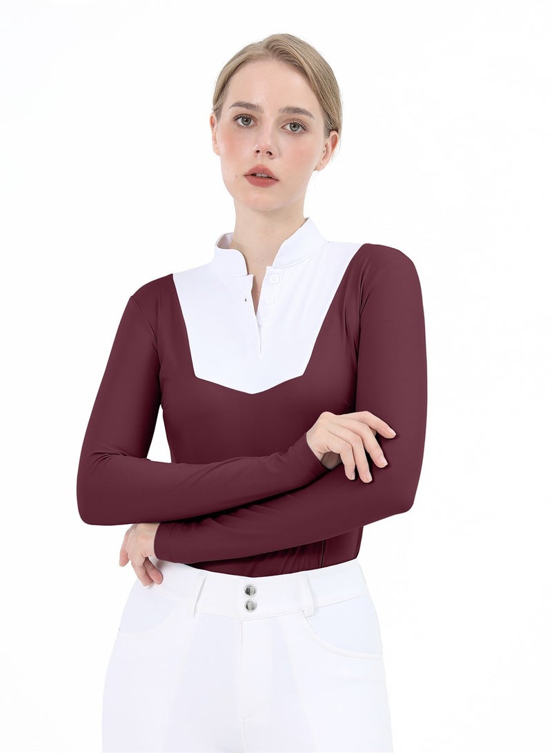 general Equestrian Shirts Longsleeve Riding Top Women - Image 2