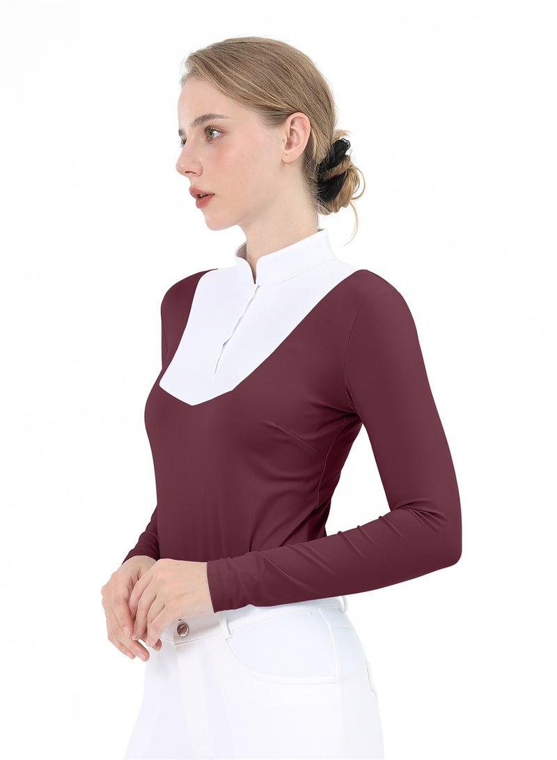 general Equestrian Shirts Longsleeve Riding Top Women - Image 3
