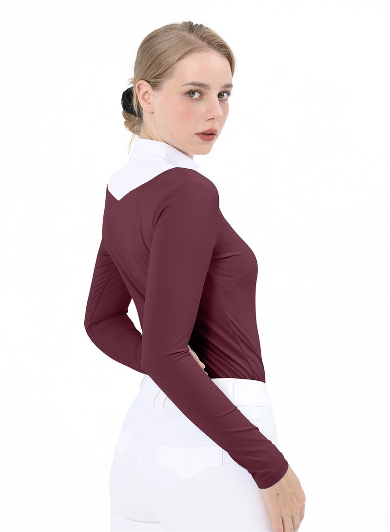 general Equestrian Shirts Longsleeve Riding Top Women - Image 5